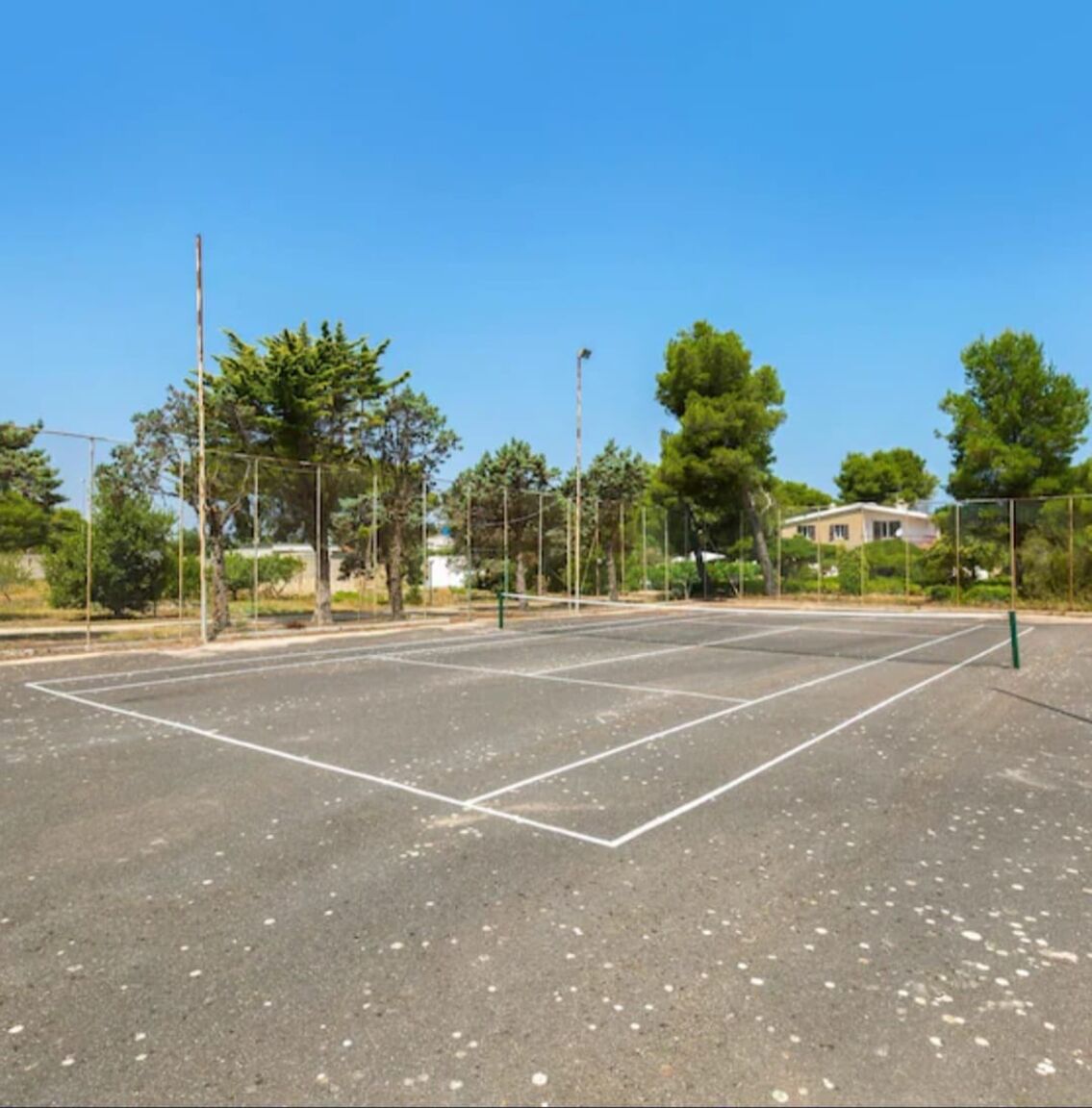 Campo da tennis privato di Villa Sole